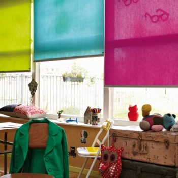 Coloured Roller Blinds in Newcastle